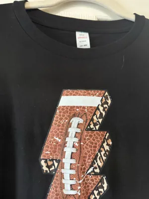 NWOT "Football Tee" XL thumbnail 3