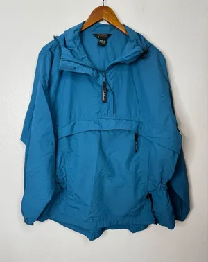 L.L. Bean‎ Blue Pullover Windbreaker Jacket Size Xlarge thumbnail 1