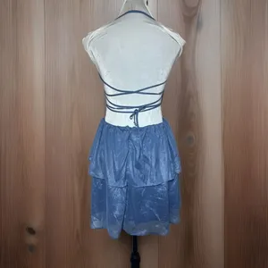 Women’s Lucy in the sky aspen lace up Mini dress Size M Open Back Sexy thumbnail 8
