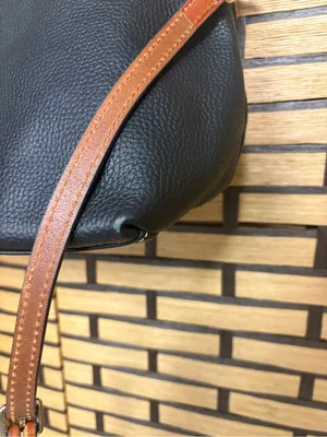 Dooney & bourke black Pebble grain leather satchel thumbnail 6