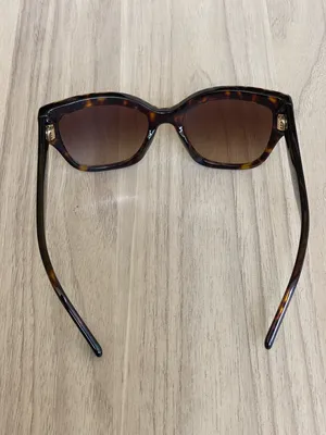 Tory Burch Tortoiseshell Cat-Eye Sunglasses with Brown Gradient Lenses thumbnail 7