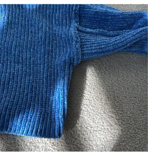 Altar'd State Blue Cropped Sweater thumbnail 6