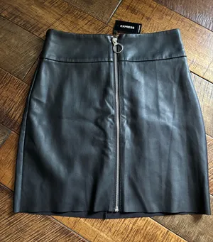 Express Faux Leather Skirt thumbnail 1