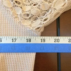 NWT Henley tan knit long sleeve medium Tan thumbnail 2