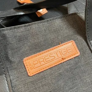 Prestige CRG Charcoal Grey Canvas Tote Bag Faux Leather Trim‎ Work Travel Bag thumbnail 2