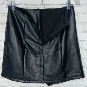 NWT Rewash skirt wet look small black mini skirt‎ asymmetrical whimsigoth thumbnail 5