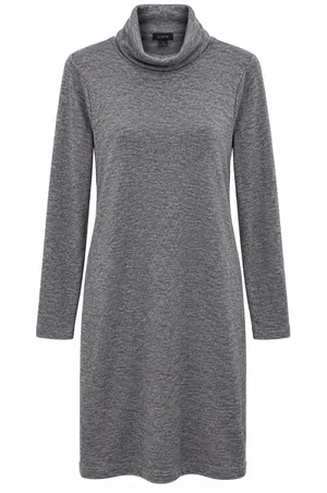 J Crew Gray Turtleneck Sweater Dress Small thumbnail 1