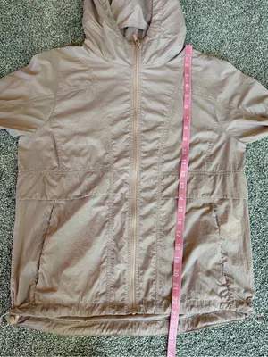 Lululemon Hood Lite Jacket Packable Blush Pink Hooded Windbreaker Size 4 thumbnail 5