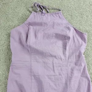 Urban Outfitters Womens Dress 8 Purple Halter Neck Open Tie Back Bodycon Mini thumbnail 10