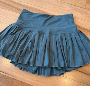GoldHinge pleated tealish color skirt - size XS! thumbnail 1
