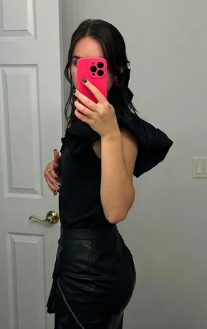 Nasty Gal Leather Skirt thumbnail 5