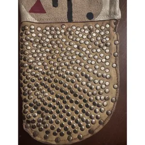 Ladies STUDDED HAND TOOLED Crossbody Bag Southwest Western thumbnail 8