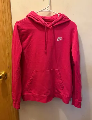 (M) Nike Pink Athletic Hoodie Sweatshirt thumbnail 1