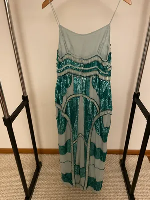 ASOS Blue Beaded Dress thumbnail 7