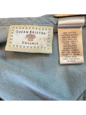 Vintage Susan Bristol Floral Lattice Cutout Cotton Vest S Cottagecore 1998 thumbnail 7