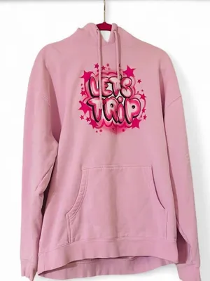 Sturniolo Triplets "Let's Trip" Airbrush Graffiti Hoodie thumbnail 2