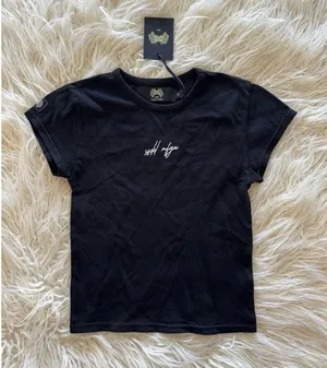 Darc Sport She SSDD NGFU Baby Tee Black Size Small thumbnail 1