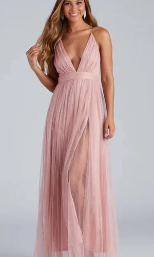 Windsor Pink Prom Homecoming Dress thumbnail 1