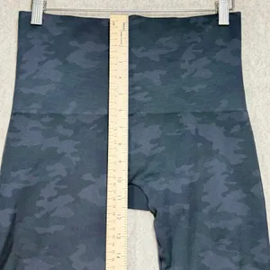 Spanx Look At Me‎ Now Seamless Camo Leggings Black 1X/TG High Waisted Athleisure thumbnail 5