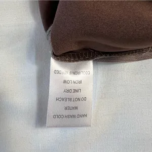 Y2k Faux Suede Wrap Skort Brown Large Mini Skirt Shorts Neutral thumbnail 12