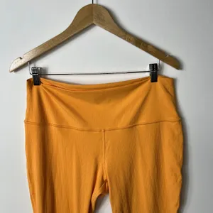 Lululemon lululemon Align‎ Ribbed High-Rise Pant 25" Mango Dream Women's size 14 thumbnail 3