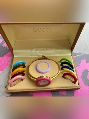Dressy GUCCI interchangeable bezel watch set ❤️‍🔥❤️‍🔥❤️‍🔥 thumbnail 12