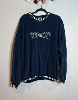 Unisex fleece Buffalo New York pullover thumbnail 1