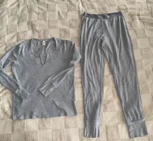 Victoria's‎ Secret Thermal Long Pajama Set size Medium thumbnail 1