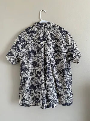 American Eagle Floral Button Shirt thumbnail 2