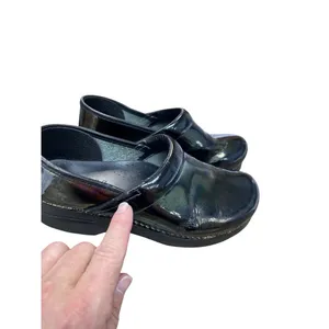 Dansko Womans Black walking nursing all day wear clogs Sz 8 SKU 9629 thumbnail 15