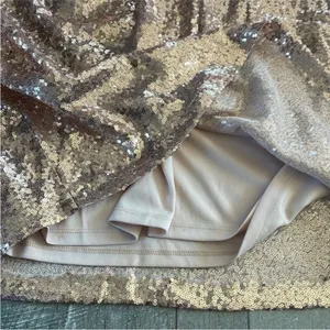 Lulu's Size Small Gold Sequin Party Dress. thumbnail 4
