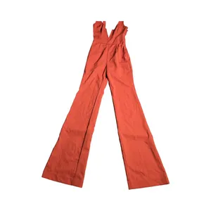 House of CB Natalja Red V Plunge‎ Jumpsuit Size: XS thumbnail 3
