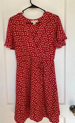Floral Wrap Dress thumbnail 1