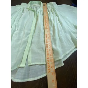 Anthropologie Maeve Brynna Light Green Button up Blouse Dolman Sleeve Women's XS thumbnail 9