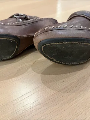 Frye Charlotte Brown Leather Mules - size 6 thumbnail 7