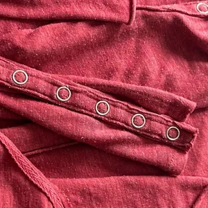 We The Free by Free People Red Long Sleeve Tee | Scoop Neck Soft Knit Top | Size thumbnail 8
