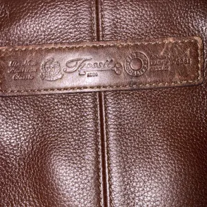 Vintage Y2k Fossil Boho Hippie Gypsy Brown Crossbody Genuine Leather Purse‎ Bag thumbnail 4