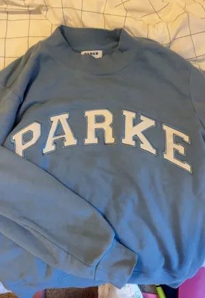 PARKE Sweatshirt Mockneck Baby blue thumbnail 1