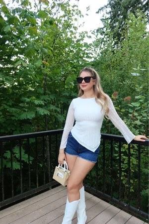 7 For All Mankind Stretchy Shorts thumbnail 4
