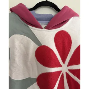 Free People Clover Sweatshirt Floral Poppy Combo‎ Women's Size Small thumbnail 3