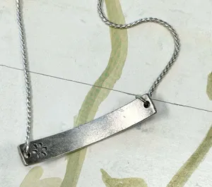 Silver Thankful Bracelet thumbnail 6