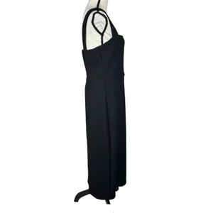 Abercrombie & Fitch Large Midi Dress Square Neck Stretch Empire Waist Sleeveless thumbnail 4