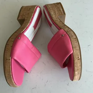 Franco Sarto Women's Pony Slide Sandal, Pink, Size 8, NWOT thumbnail 4