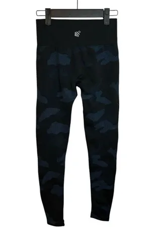 Jed North Navy Blue Top Camo Seamless Leggings thumbnail 3