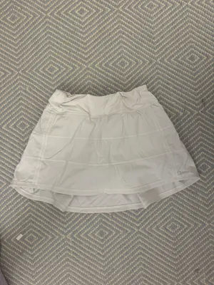 Lululemon Pace Rival Midrise Skirt White thumbnail 3
