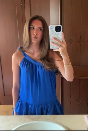 Day + Moon Dress Blue thumbnail 1