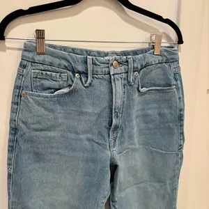 Good American Womens Denim High Rise Jeans Bootcut Distressed Size 8/29 RN151301 thumbnail 5
