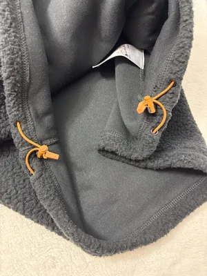Carhartt Quarter Snap Fleece Pullover Black Tan Relaxed Fit Teddy Jacket‎ size L thumbnail 12