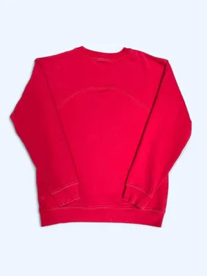 Lululemon All Yours Crew Fleece sweatshirt Red loungewear activewear outdoor L thumbnail 5
