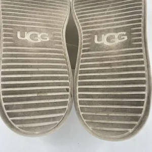 UGG Scape Platform Sneakers Womens Size 9 White Leather Lace Up Casual Shoes thumbnail 6